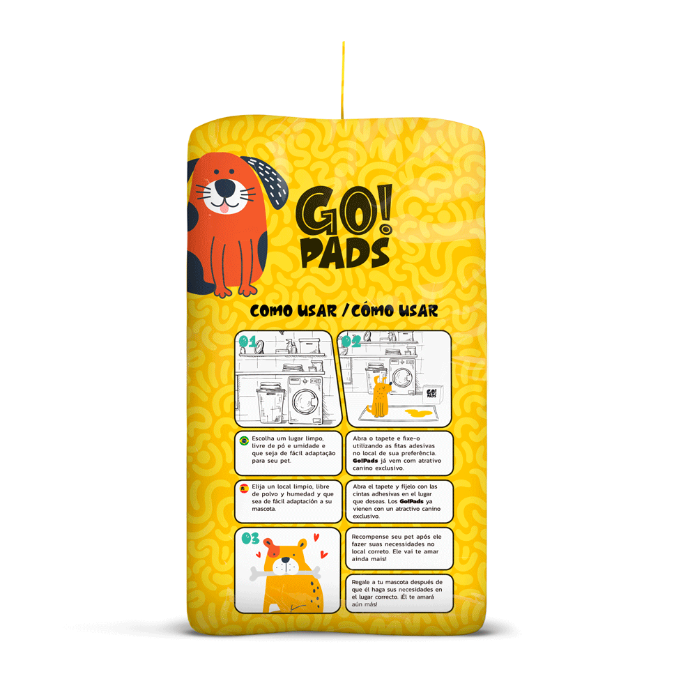 Tapete Higiênico Go Pads Slim 80x60cm 30 unidades