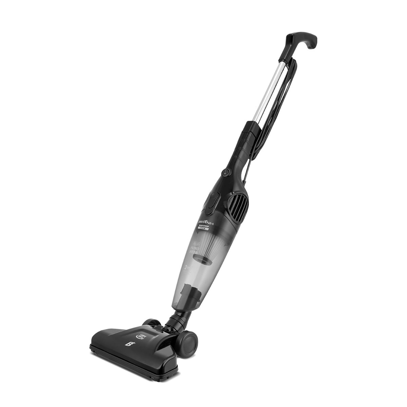 Aspirador de pó Britânia BAS1295P 2 em 1 1250w preto